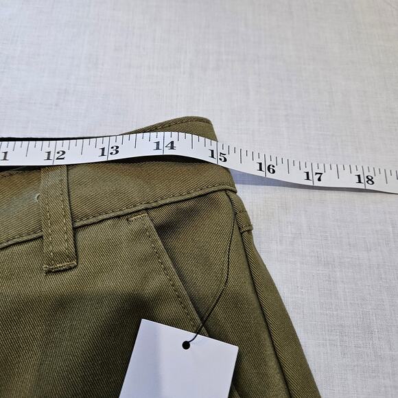 Volcom Women's Chickie High Rise Chino Pants Green Size 29 - Picture 6 of 8